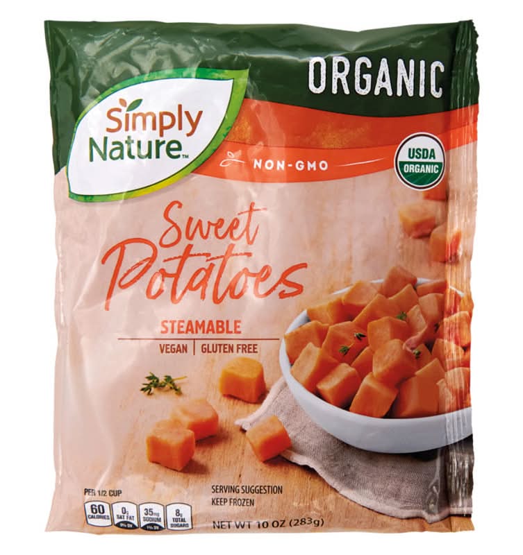 Simply Nature Gluten Free Steamable Organic Sweet Potatoes (10 oz)