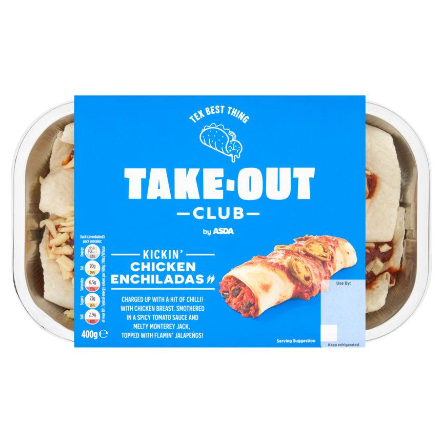 ASDA Take-Out Club Kickin Chicken Enchiladas