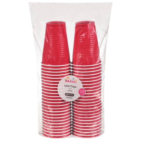 Brava! Plastic Cups (apple red)