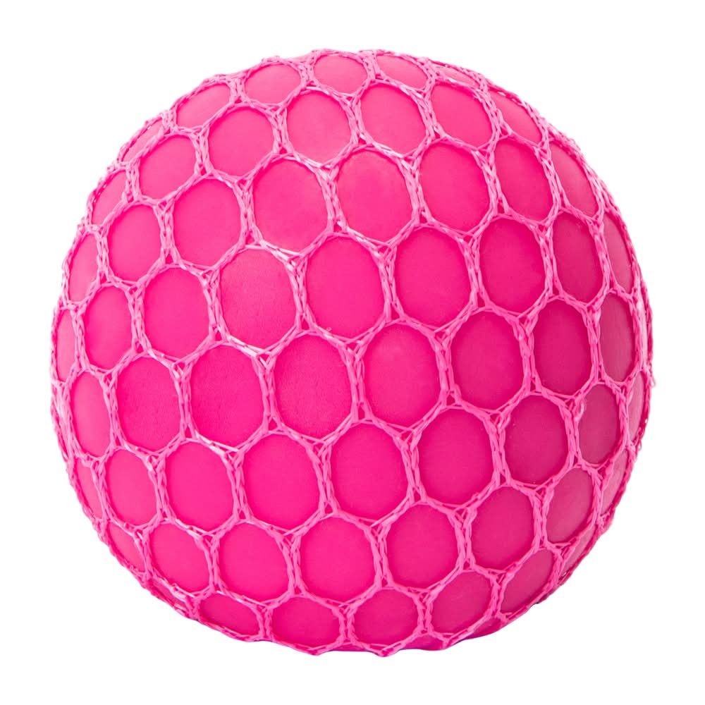 Mesh Squeezeballs Squishy Toy (Styles May Vary) Pink