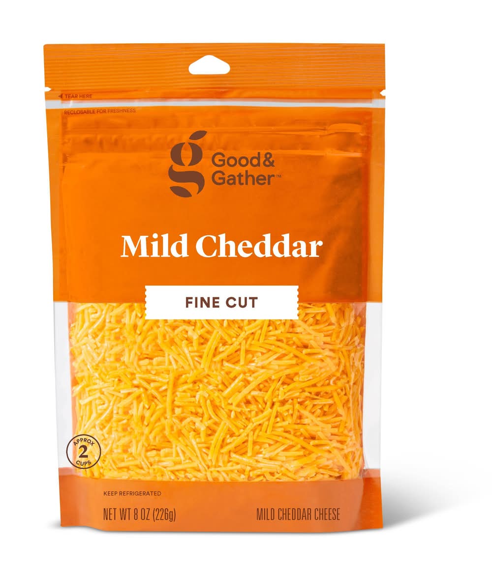 Good & Gather Fine Cut Shredded Mild Cheddar Cheese (8 oz)