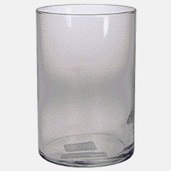 Dollarama Short Cylinder Clear Glass Vase (5 5/8" x 3 11/16")
