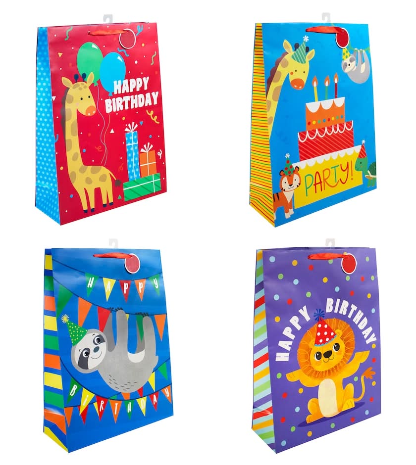 Birthday Gift Bag, XL, Assorted