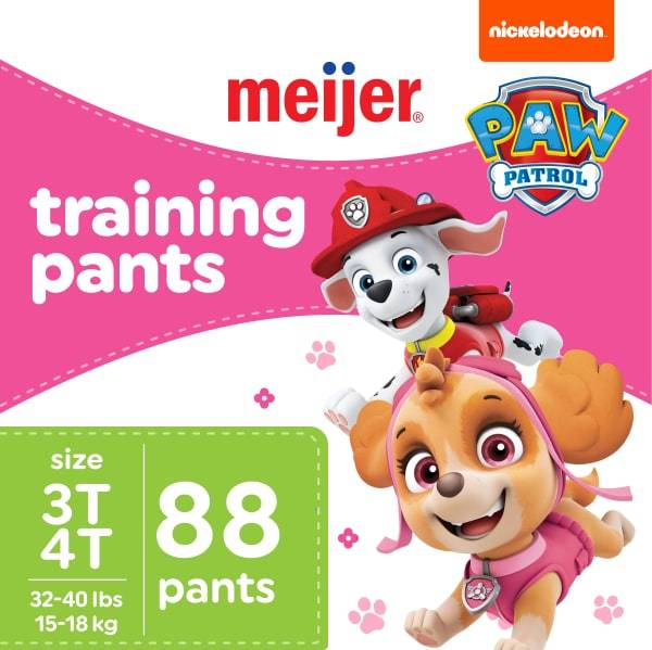 Meijer Girl Size 3t/4t Training Pants (88 ct)