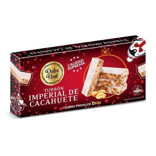 Turrón Imperial de Cacahuete Dulce Noel Día en Caja (150 g)