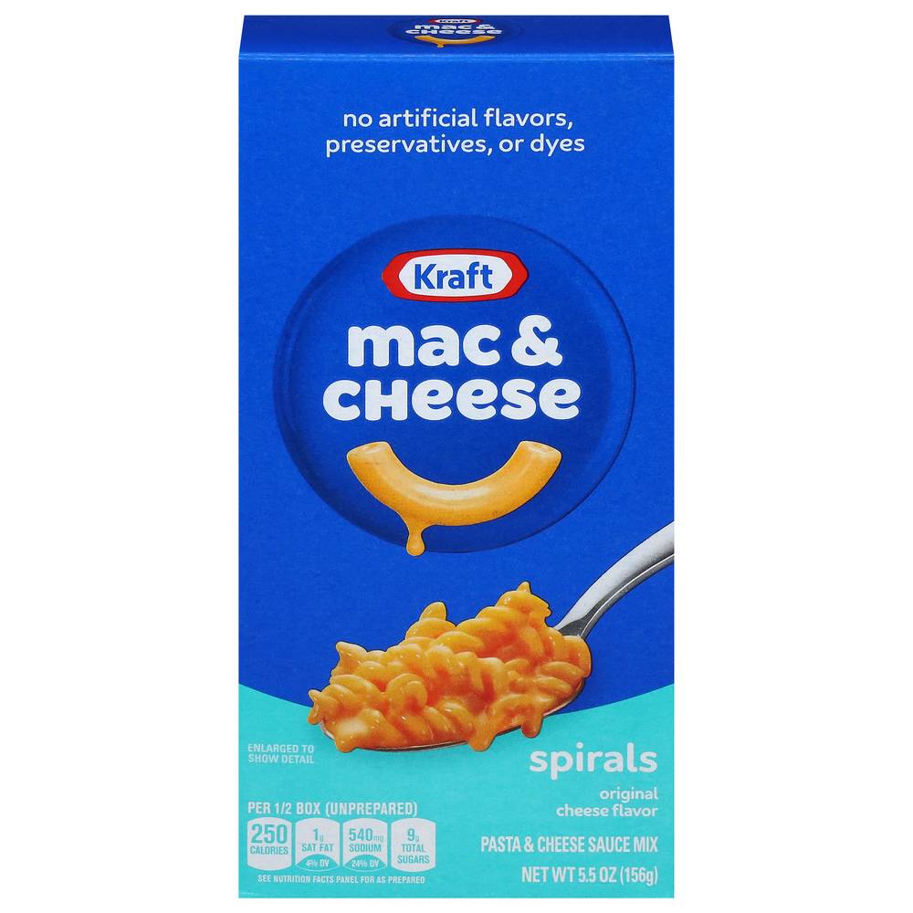 Kraft Spirals Original Macaroni & Cheese Dinner