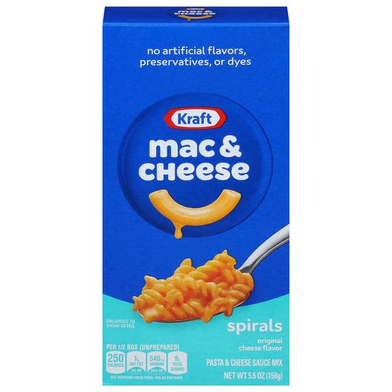 Kraft Spirals Original Macaroni & Cheese Dinner