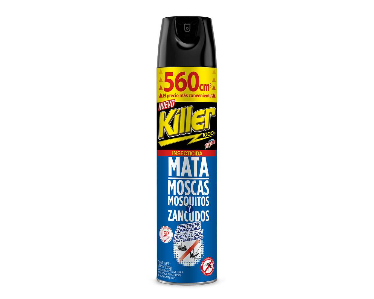 Killer insecticida moscas y zancudos (lata 560 cc)