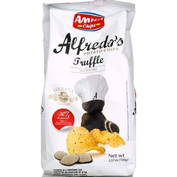 Amica Chips - Chips de pommes de terre sans gluten, truffe blanche d'été (100g)