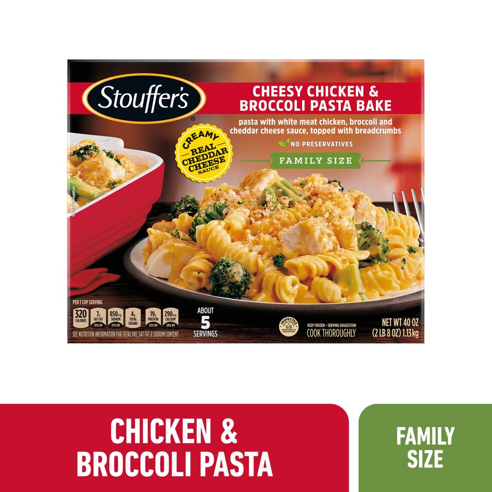 Stouffer's Chicken & Broccoli Pasta Bake Family Size Meal (2.5 lbs)