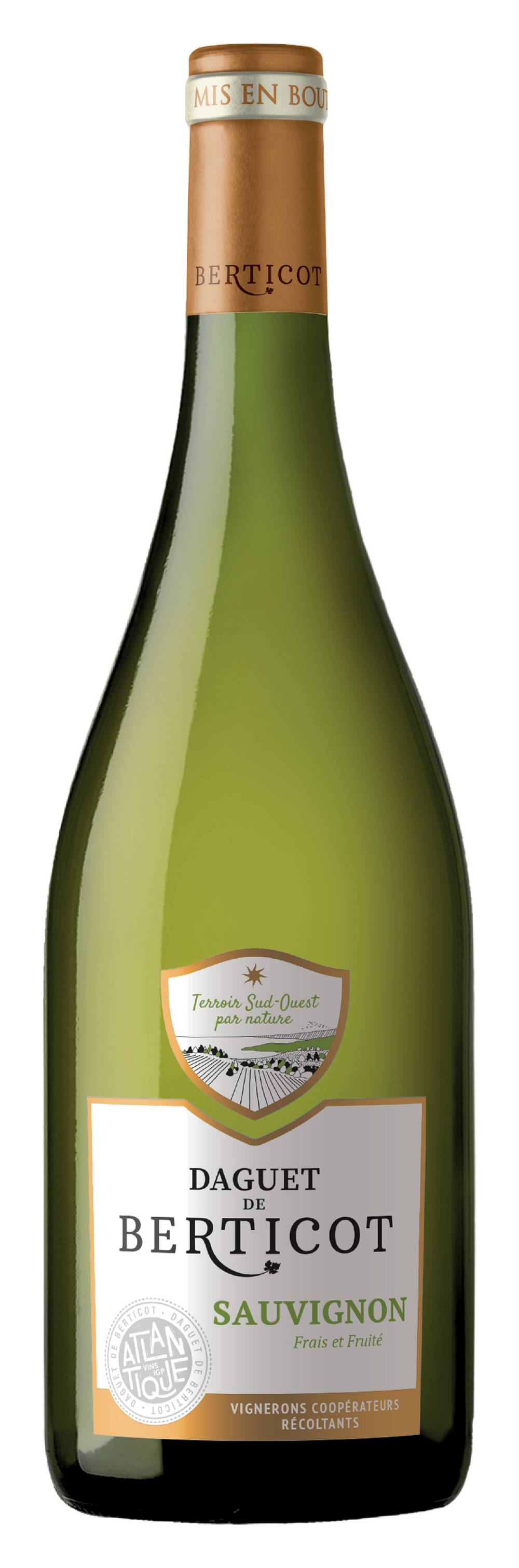 Daguet de Berticot - Vin atlantique igp sauvignon blanc (750ml)