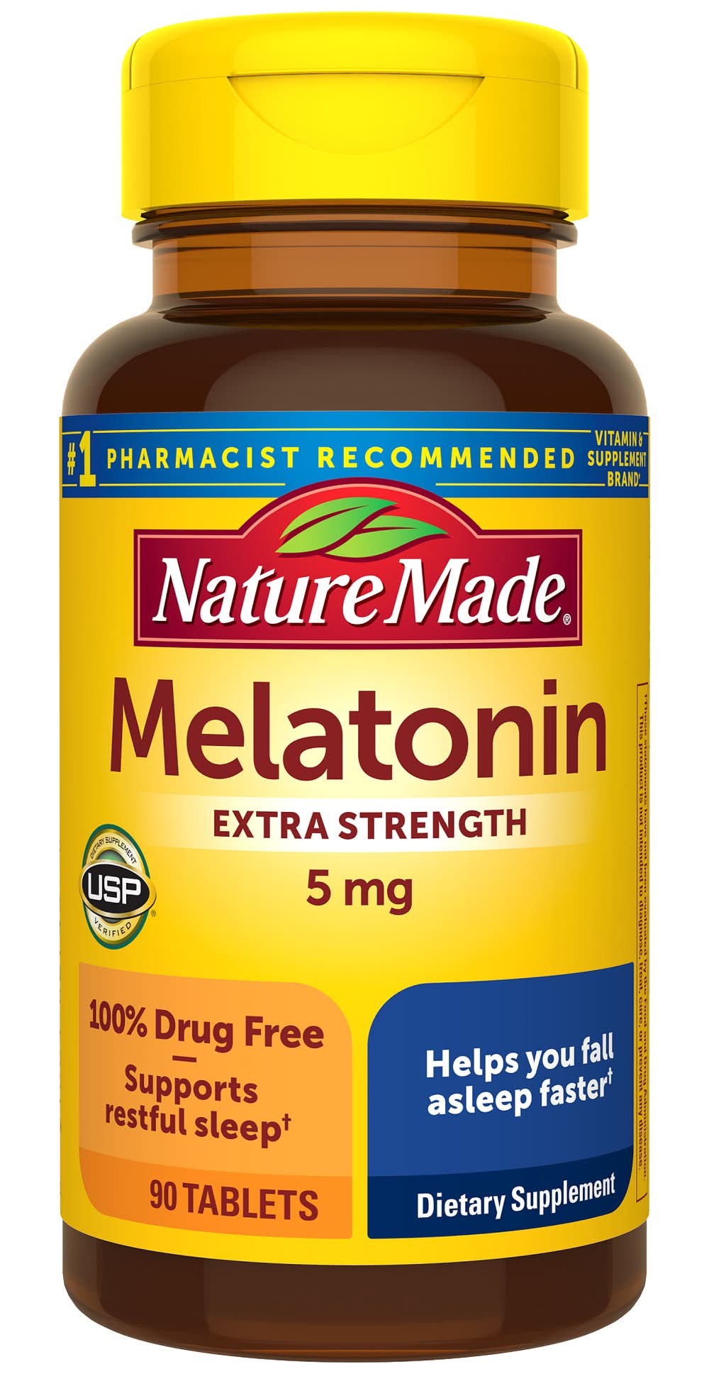 Nature Made 5 Mg Extra Strength Melatonin Tablets (1.6 oz, 90 ct)