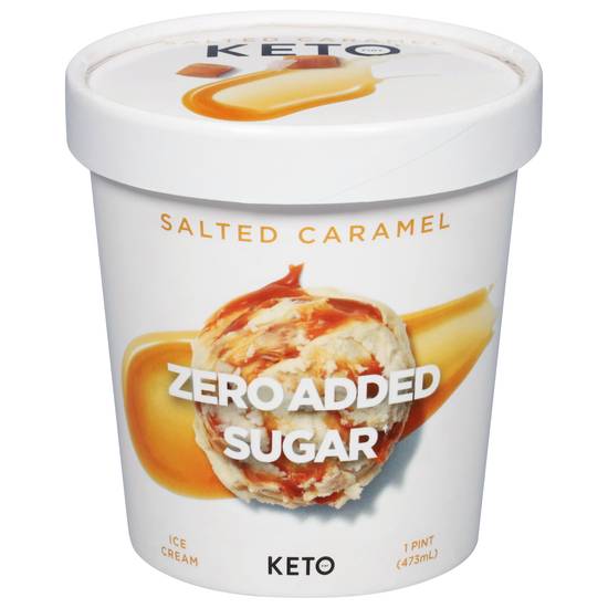 Keto Foods Sea Salt Caramel Ice Cream (1 pint)