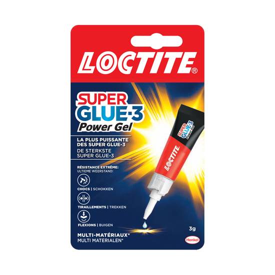 Loctite - Cyano sg3 power gel tube blister carton 12uc