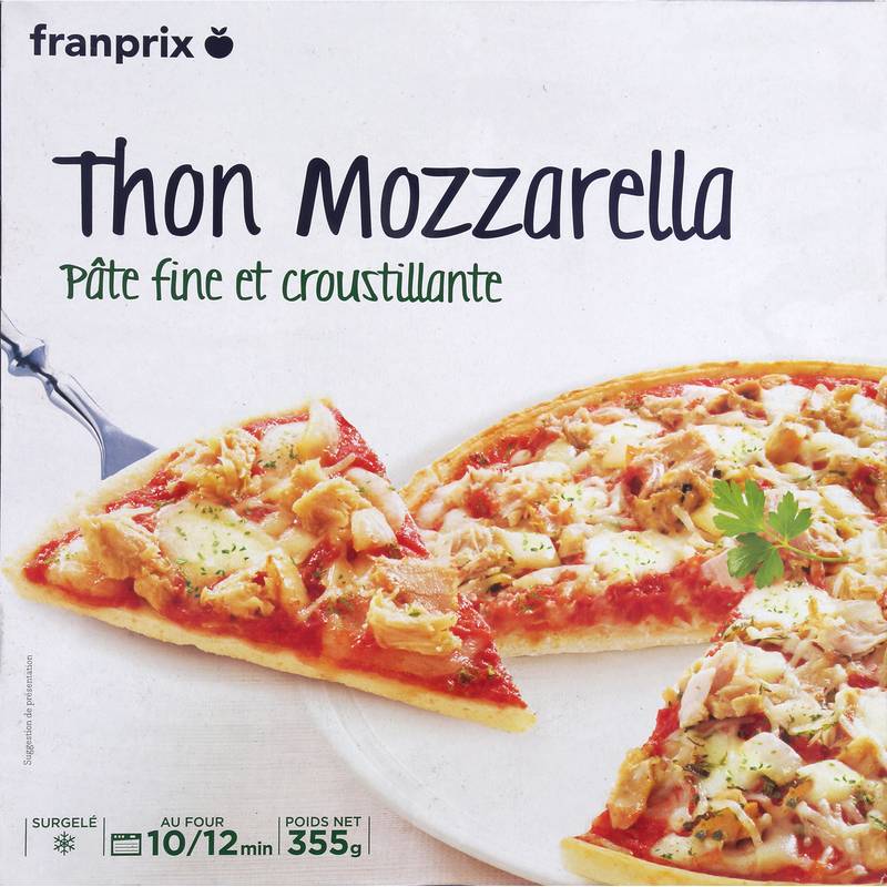 Franprix pizza thon mozarella