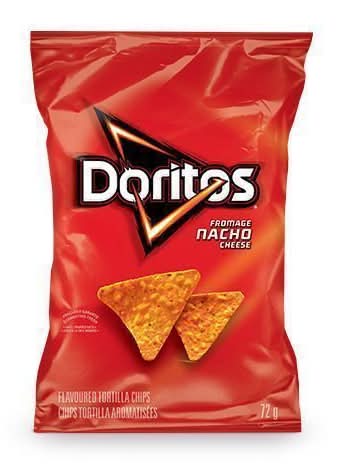 Doritos Tortilla Chips, Nacho Cheese (72 g)
