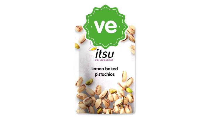 lemon baked pistachios