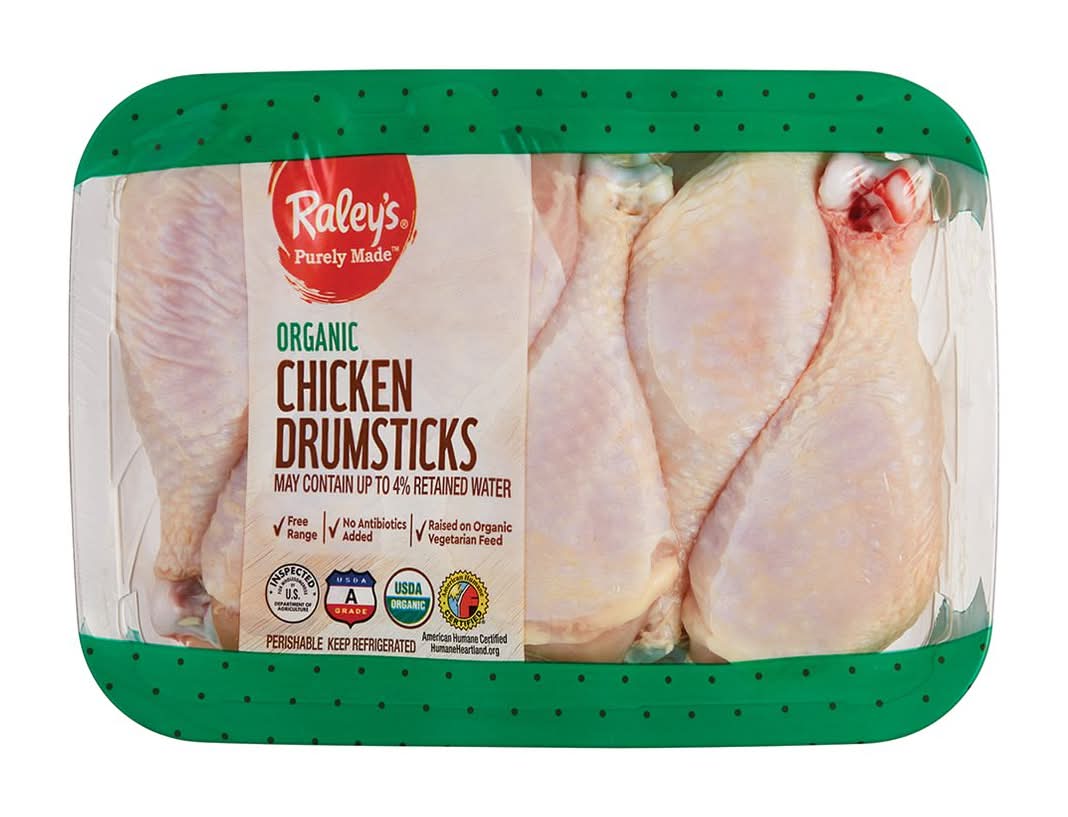 Raley'S Purely Made Organic Chicken Drumsticks Per Pound