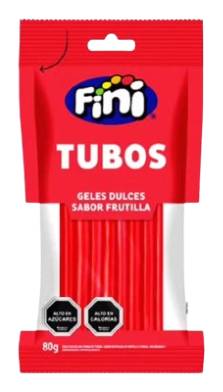 Gomitas Fini Tubos Frutilla 80g