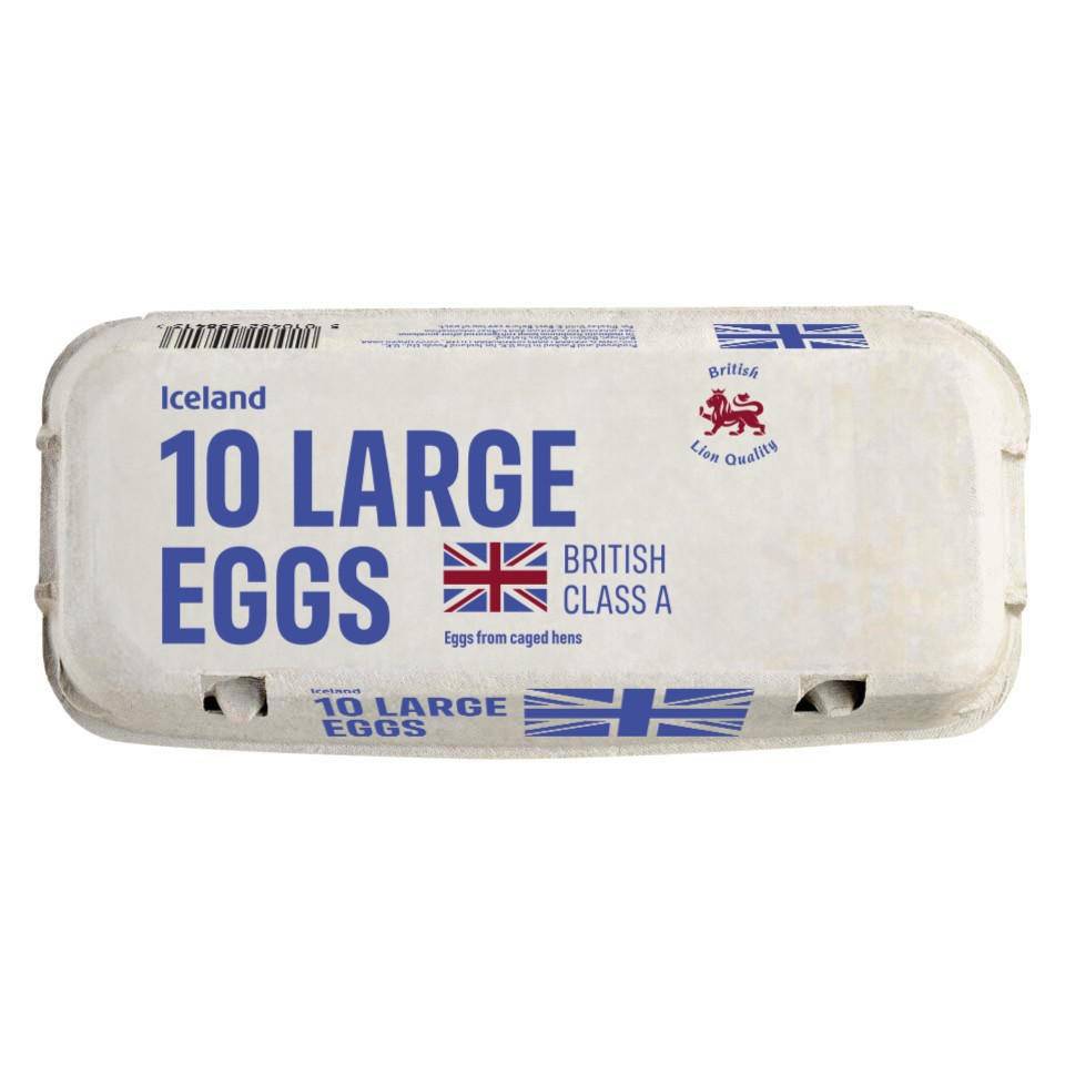 Iceland Large Eggs (10 pack)