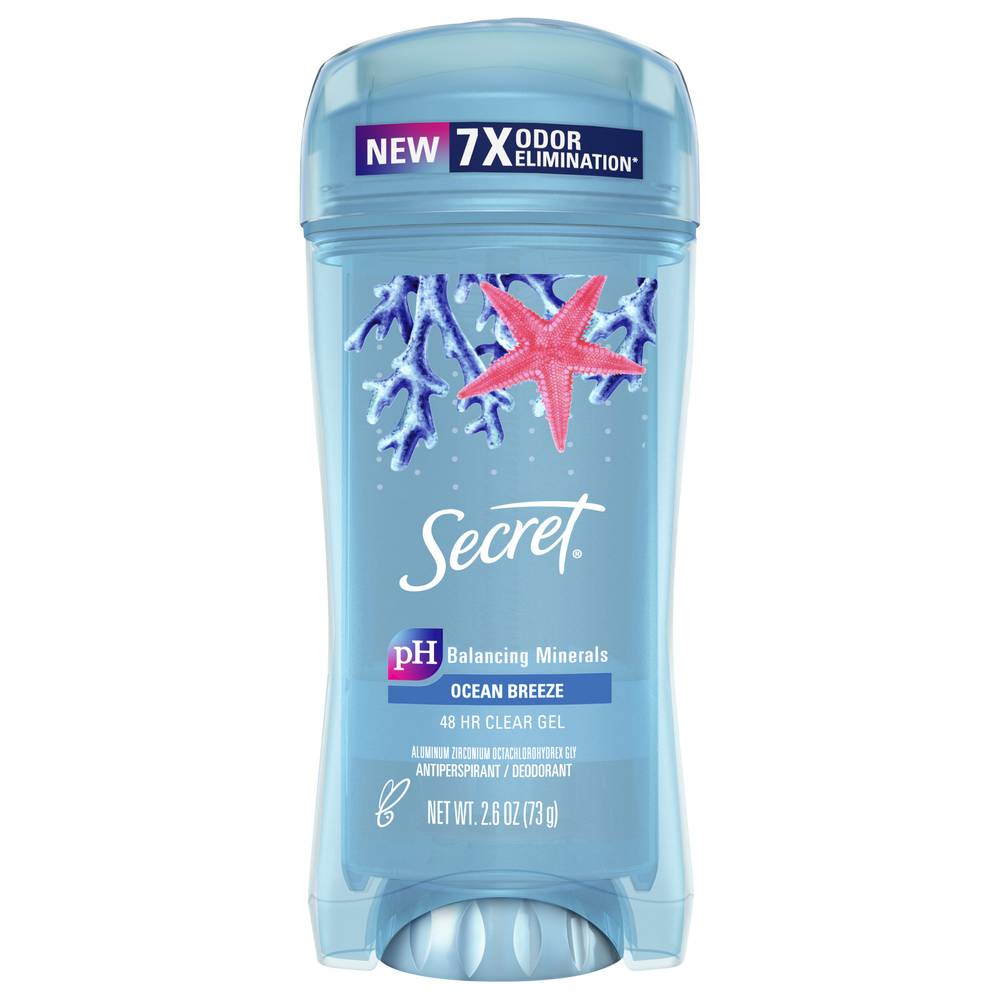 Secret Oceanside Clear Gel Antiperspirant (2.6 oz)