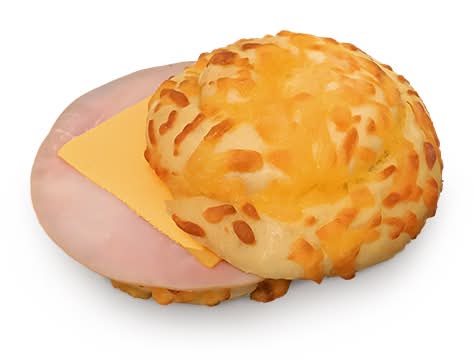 Cheese Bun with Ham & Cheddar
