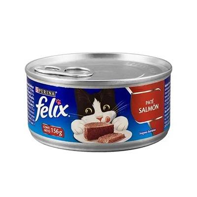 Felix alimento húmedo paté salmón (lata 156 g)
