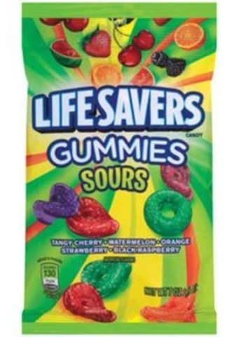 Life Savers Sours Gummies, Assorted (7 oz)