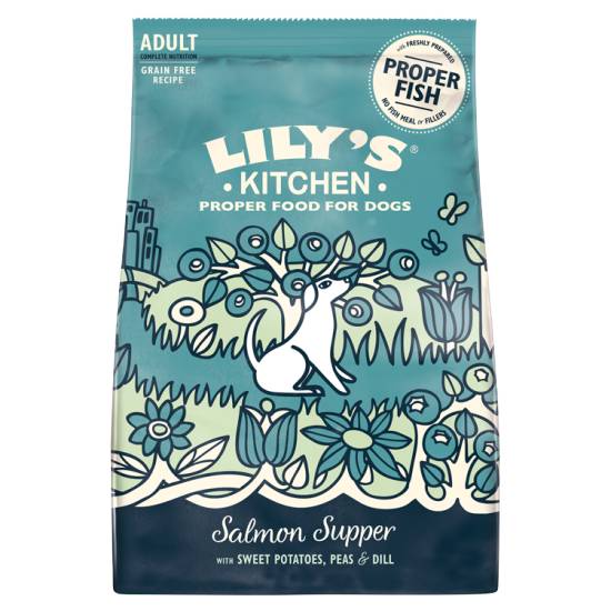 Lily's Kitchen Salmon Supper Adult Dry Dog Food (1kg)