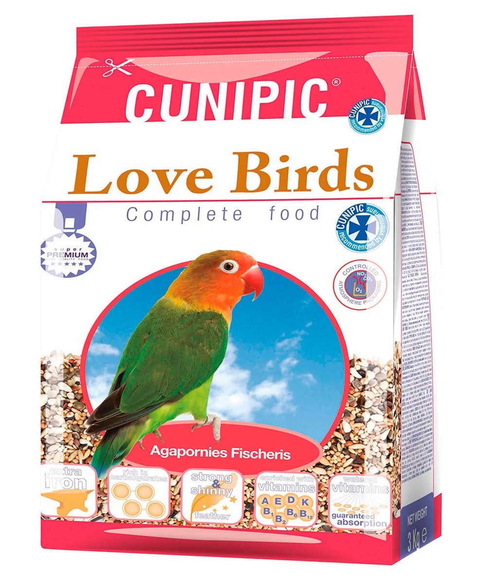 Cunipic · Alimento para agaporni (3 kg)