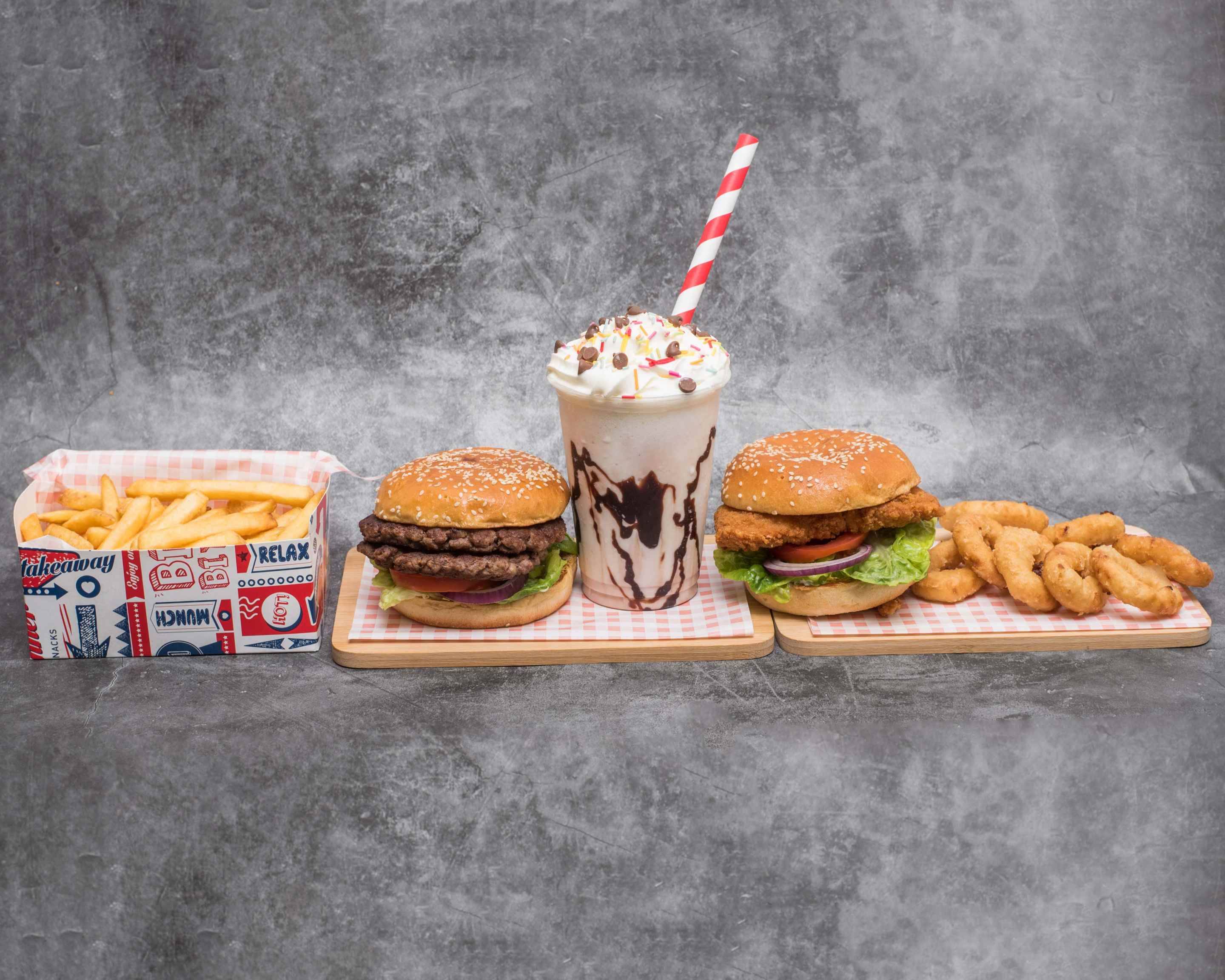 Order TRex Burger Menu Delivery and Takeaway in Nottingham Menu