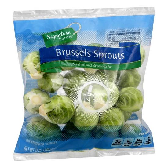 Order Signature Farms · Brussels Sprouts (12 oz) food online from Safeway store, Eureka on bringmethat.com
