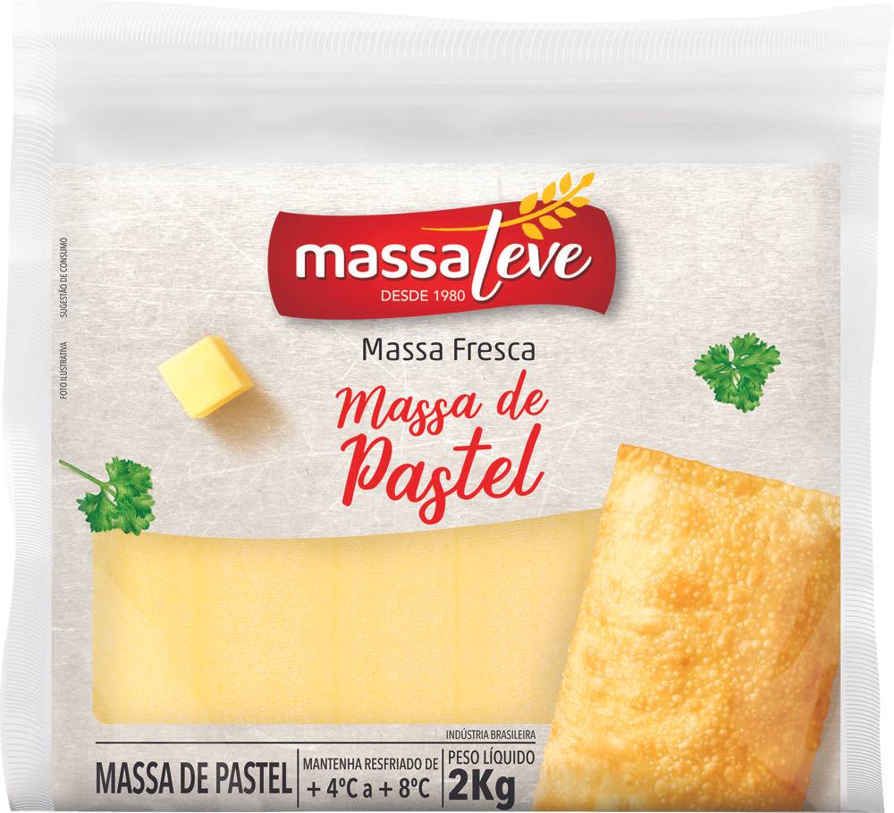 Massa leve massa de pastel quadrada fresca (2 kg)