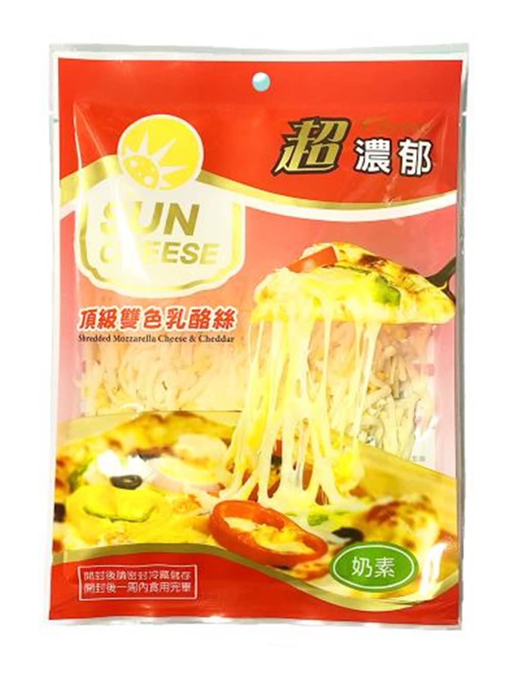 松楚 超濃郁頂級雙色乳酪絲 (175 g)