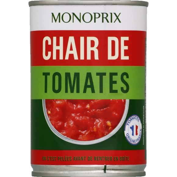 Monoprix Chair De Tomates La Boîte De 400G