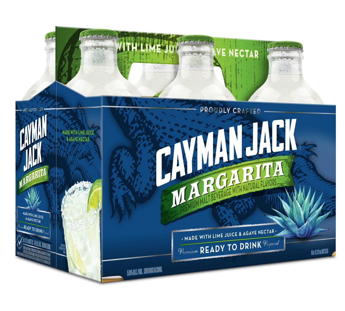 Cayman Jack Premium Malt Beverage Margarita (6 x 11.2 fl oz)