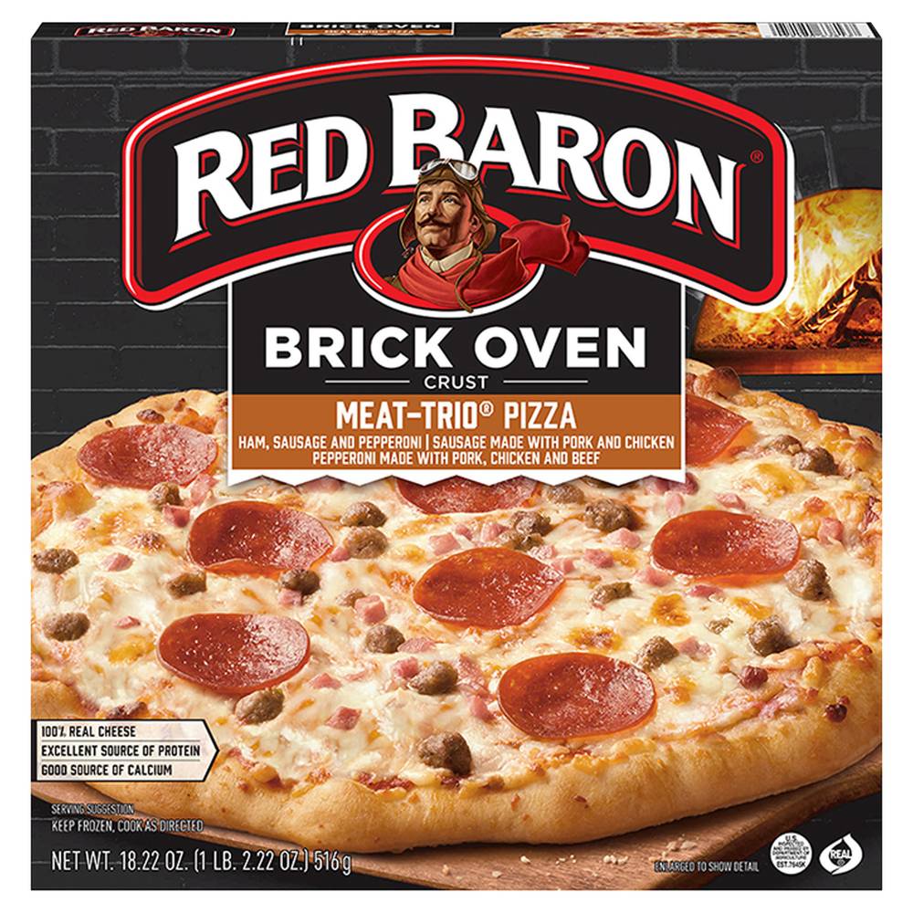 Red Baron Brick Oven Crust Meat-Trio Pizza