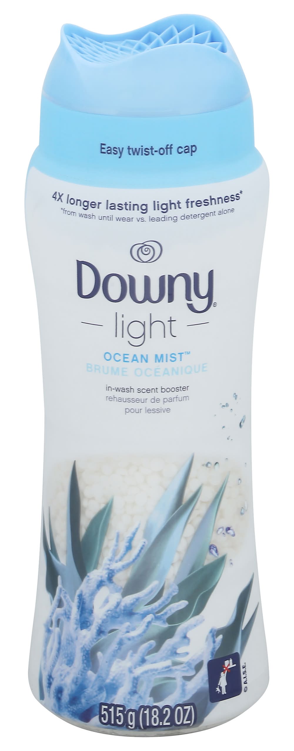 Downy Light in Wash Scent Booster Beads, Ocean Mist (18.2 oz)
