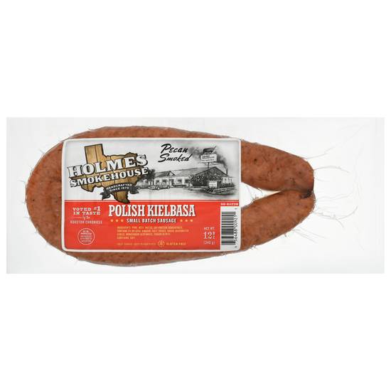 Holmes Smokehouse Pecan Smoked Small Batch Polish Kielbasa Sausage