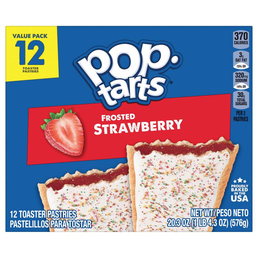 Pop-Tarts Frosted Strawberry Toaster Pastries (12 ct)