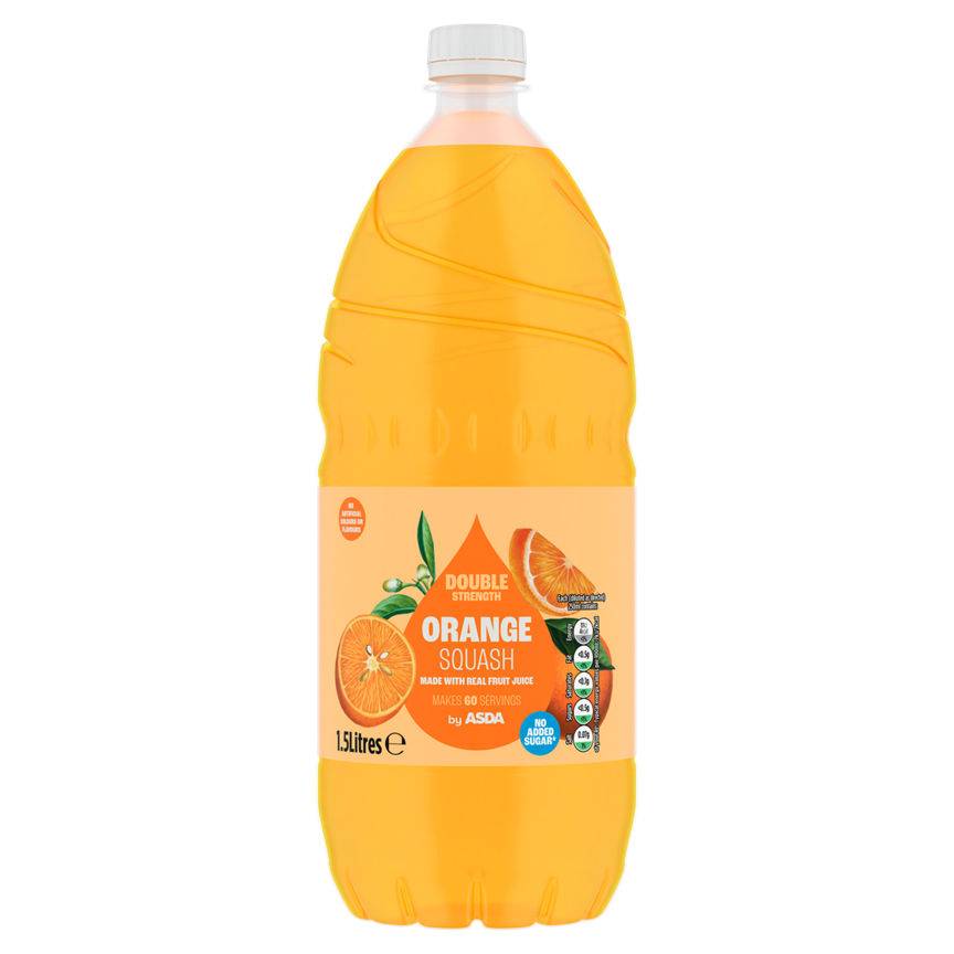 Asda Orange Squash 1.5 Litres