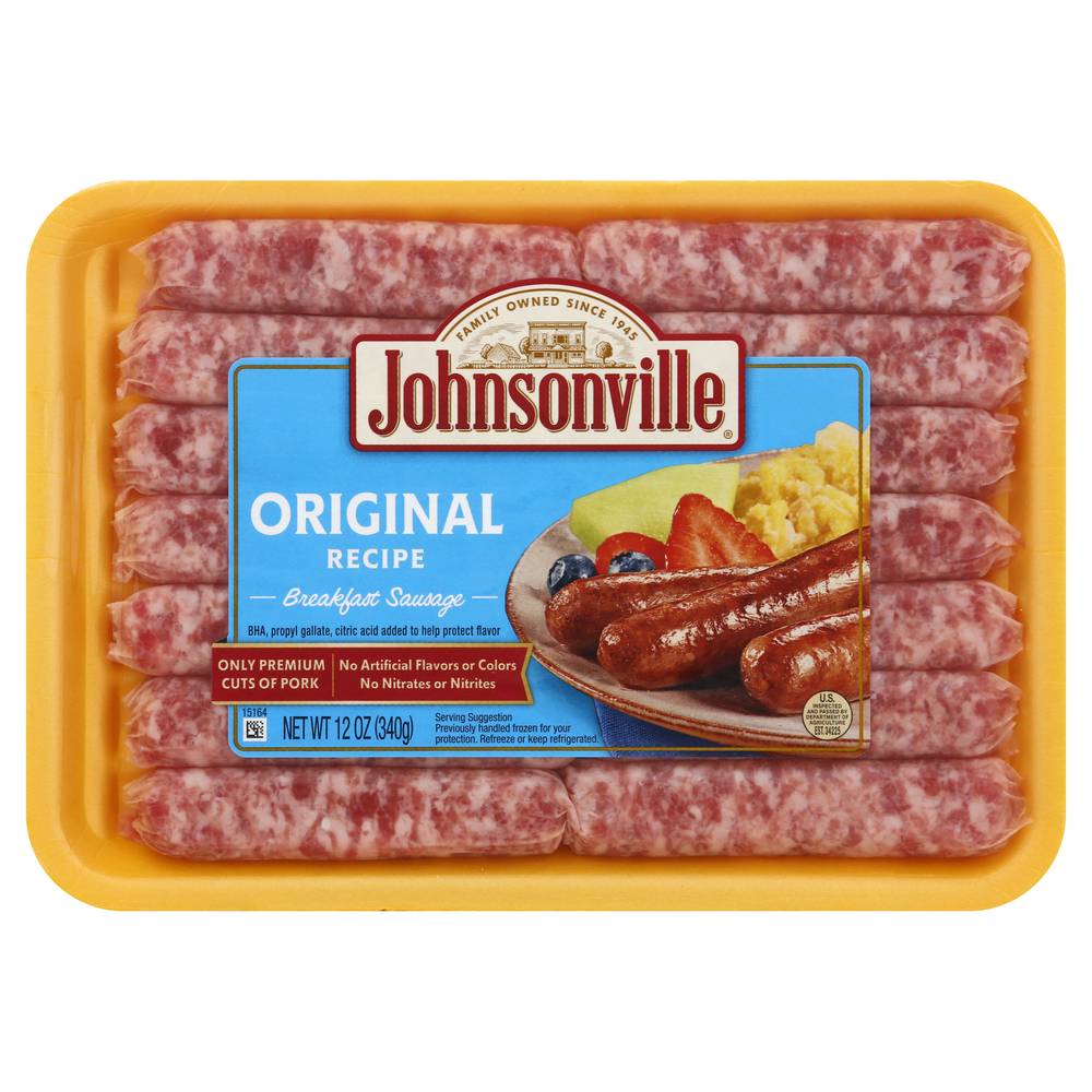 Johnsonville Original Recipe Breakfast Sausages (12 oz)