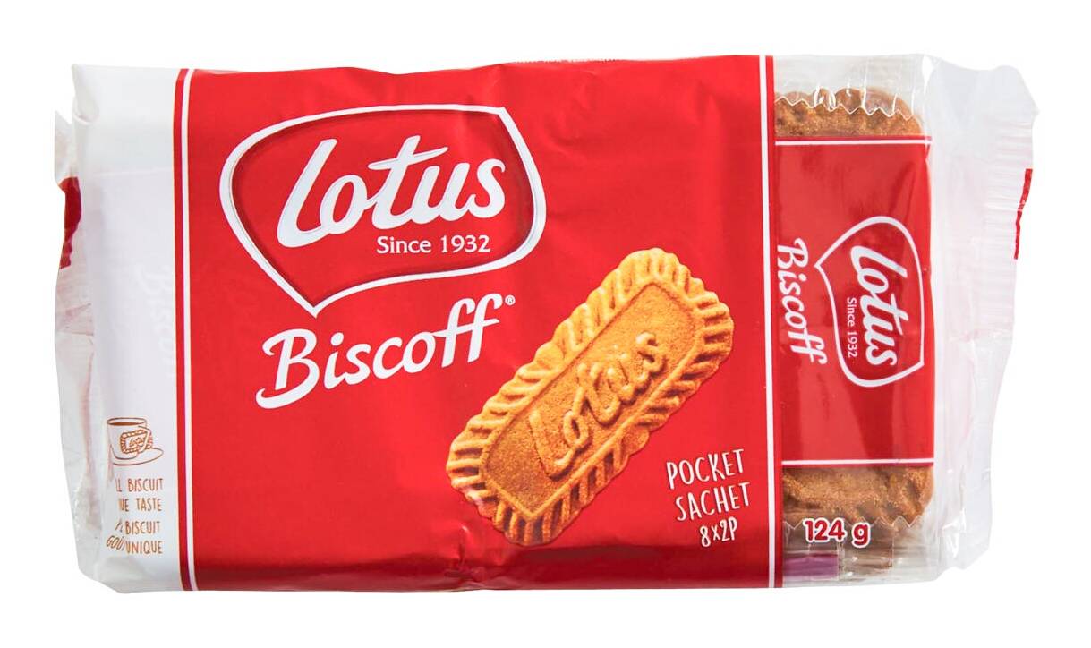 Lotus Biscoff The Original Caramelized Biscuit (124 g, 8 ct)