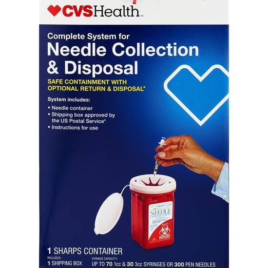 CVS Health Complete Needle Collection & Disposal System