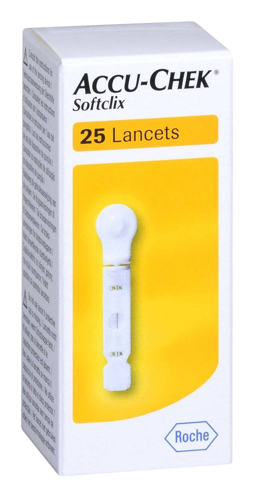 ACCU-CHEK SOFTCLIX LANCETAS *25