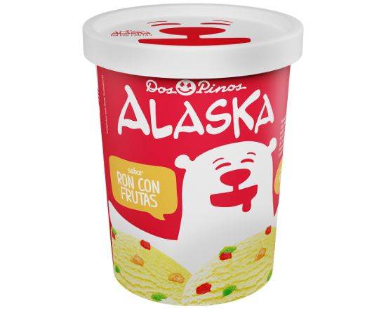 Helado Alaska Ron con Frutas 1/4GL