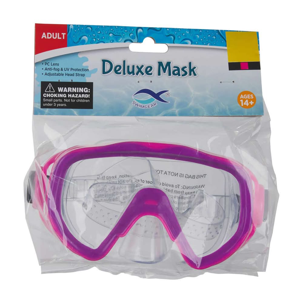 Adult Deluxe Antifog Mask Assorted