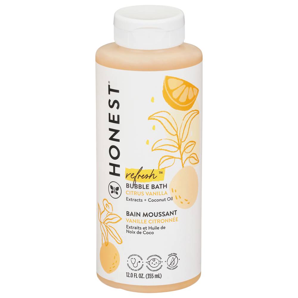 Honest Refresh Citrus Vanilla Bubble Bath