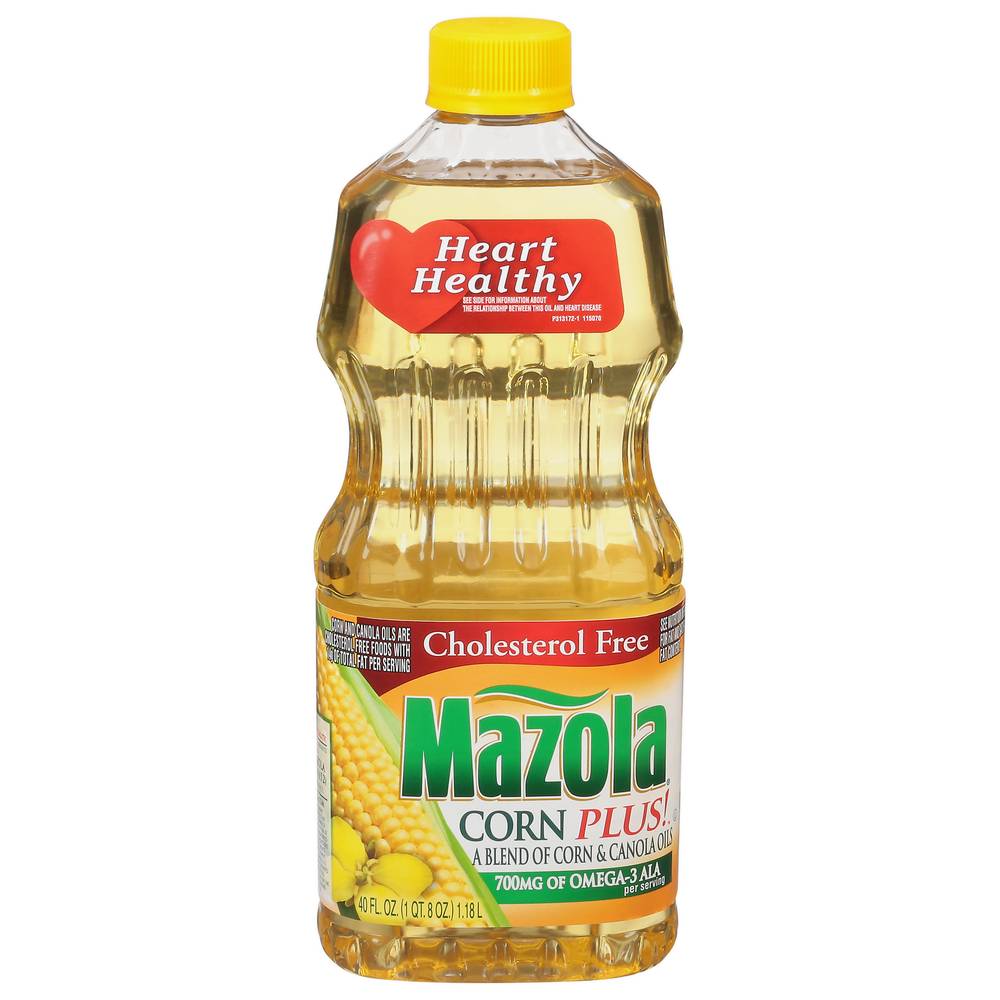 Mazola Corn Plus Cholesterol Free Corn & Canola Oils (40 fl oz)