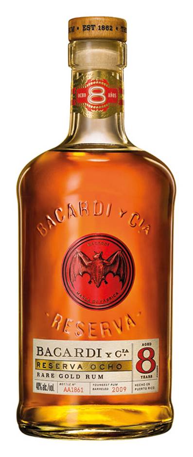Bacardí · Ron reserva 8 años (750 ml)